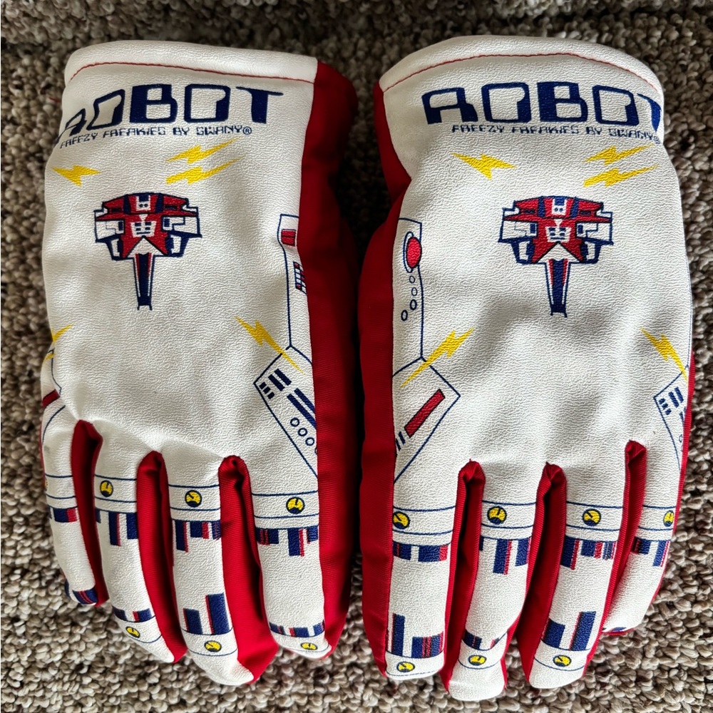 Kids Gloves - Red and White